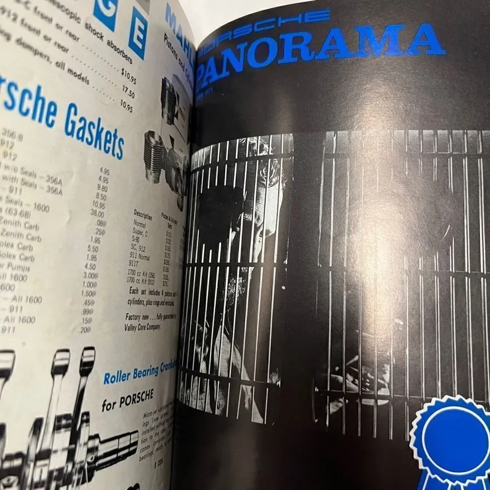 Porsche Panoramic Hardcover Bounded Magazines Vintage 1971 JAN-Dec  PCA - Picture 6 of 16